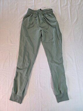 GAIAM Women’s Joggers Pants Blue Green Wicking Stretch Small